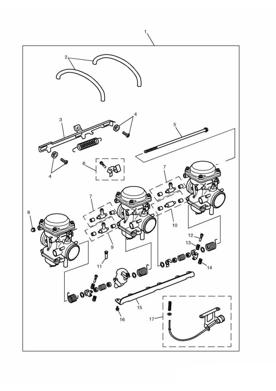 Carburettors exploded diagram