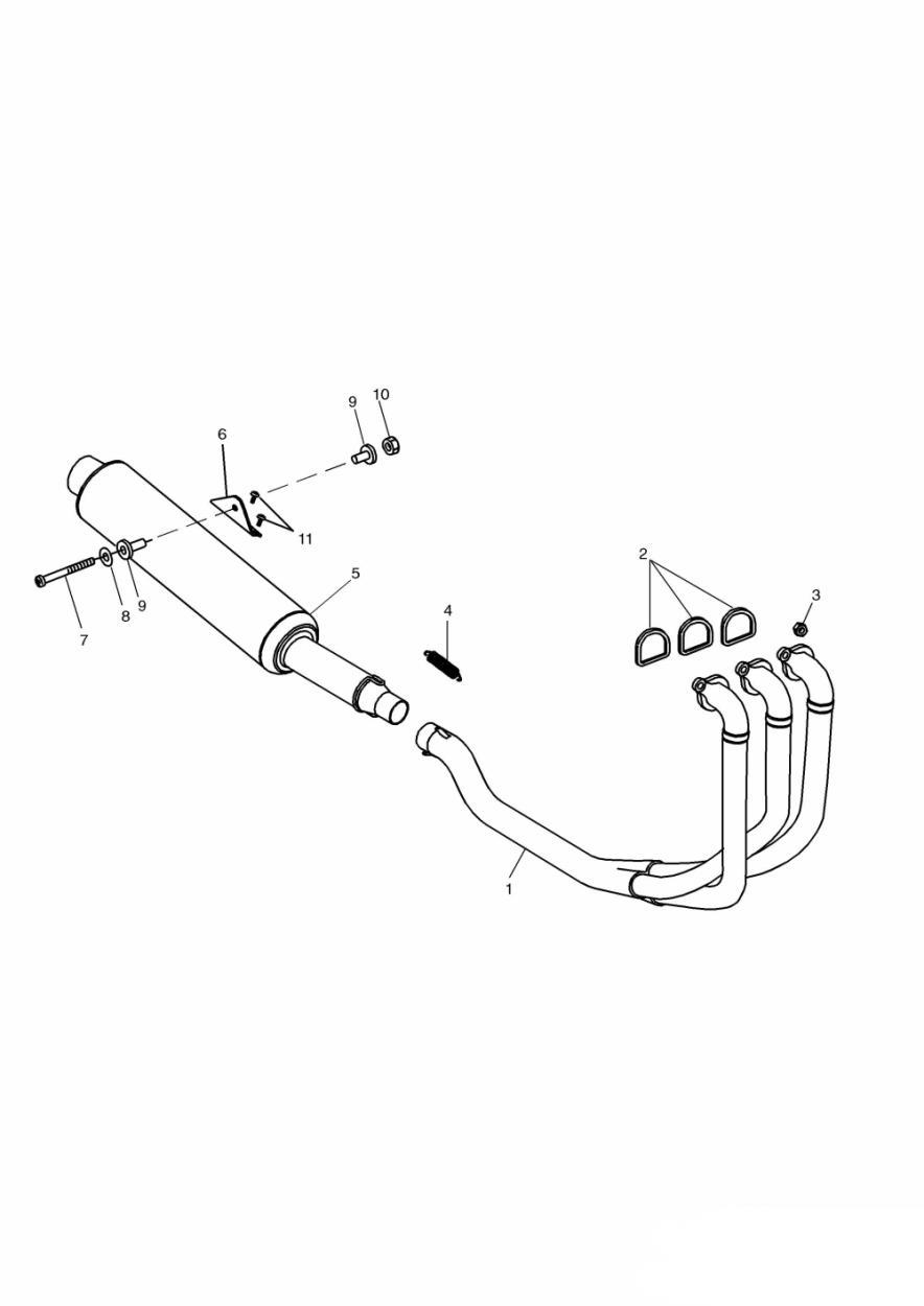 Exhaust System exploded diagram