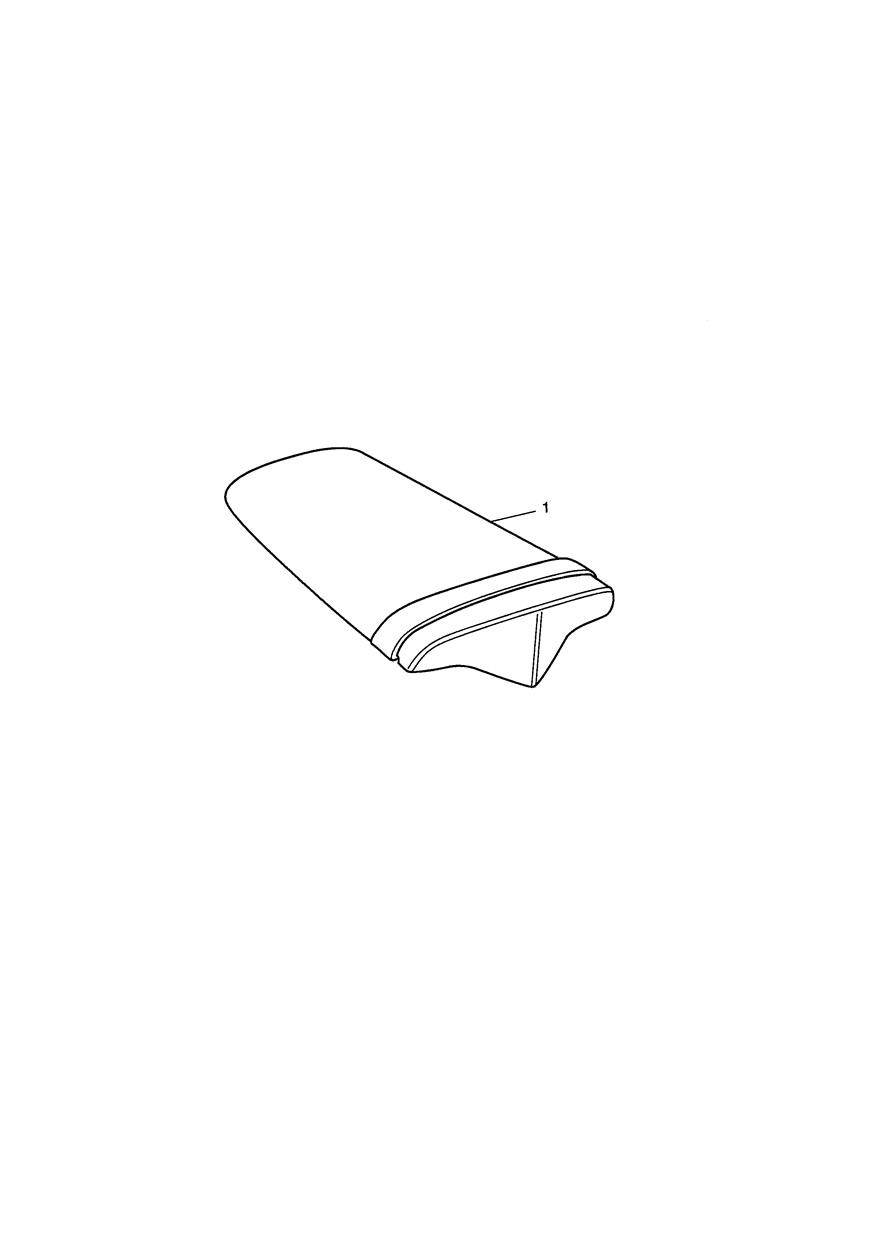 Seat Cowl Kit, Coloured exploded diagram