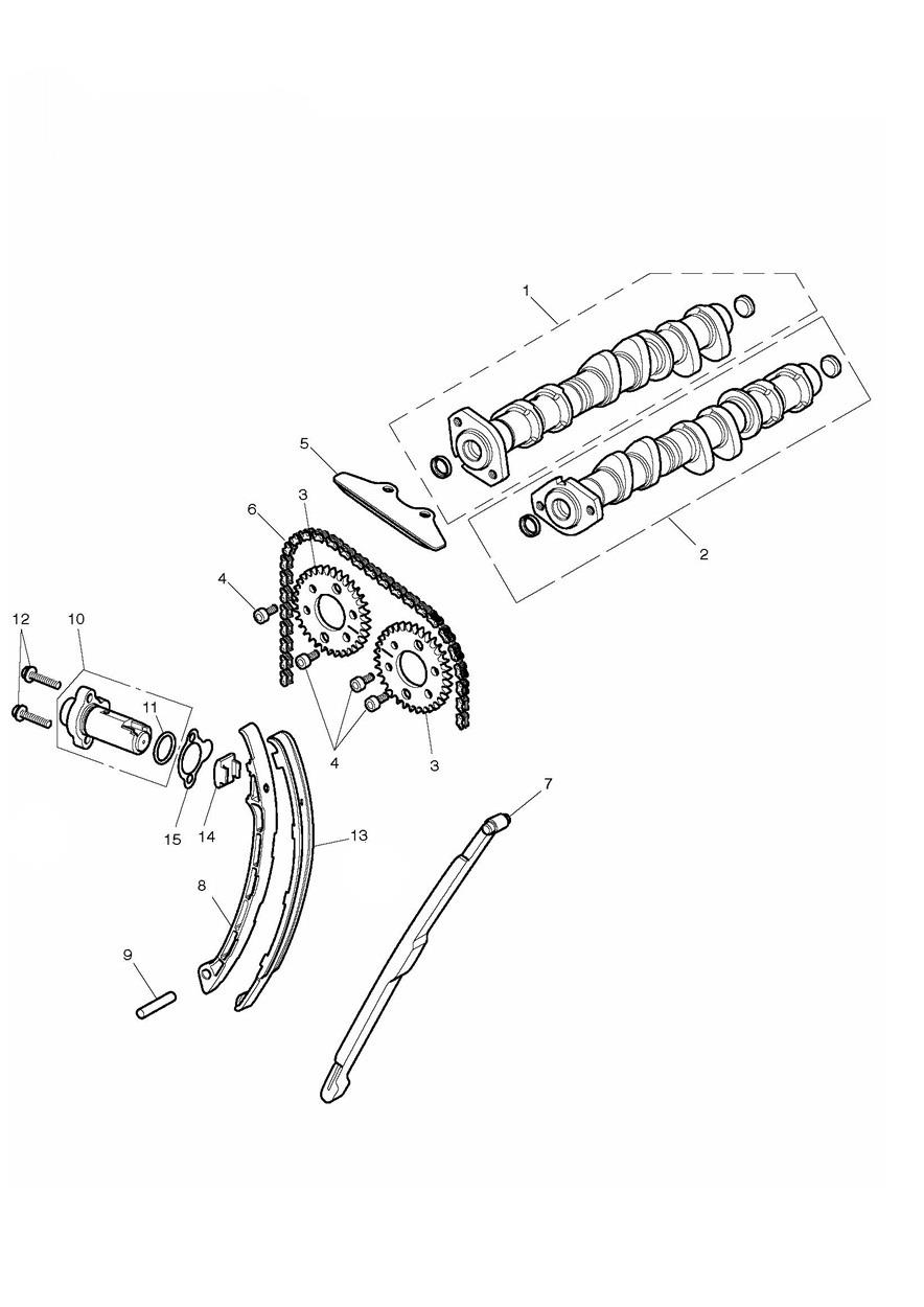 Camshaft & Camshaft Drive exploded diagram