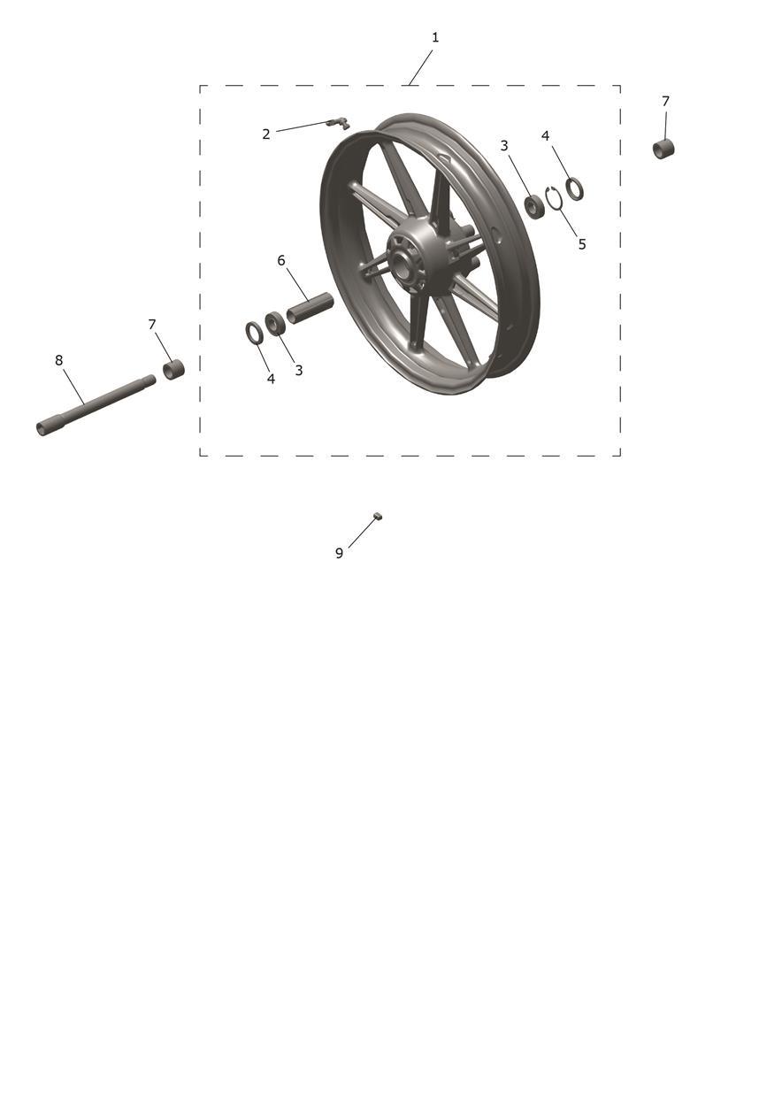 Front Wheel exploded diagram