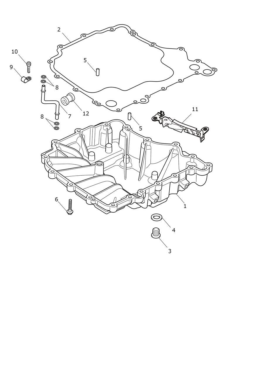 Sump exploded diagram