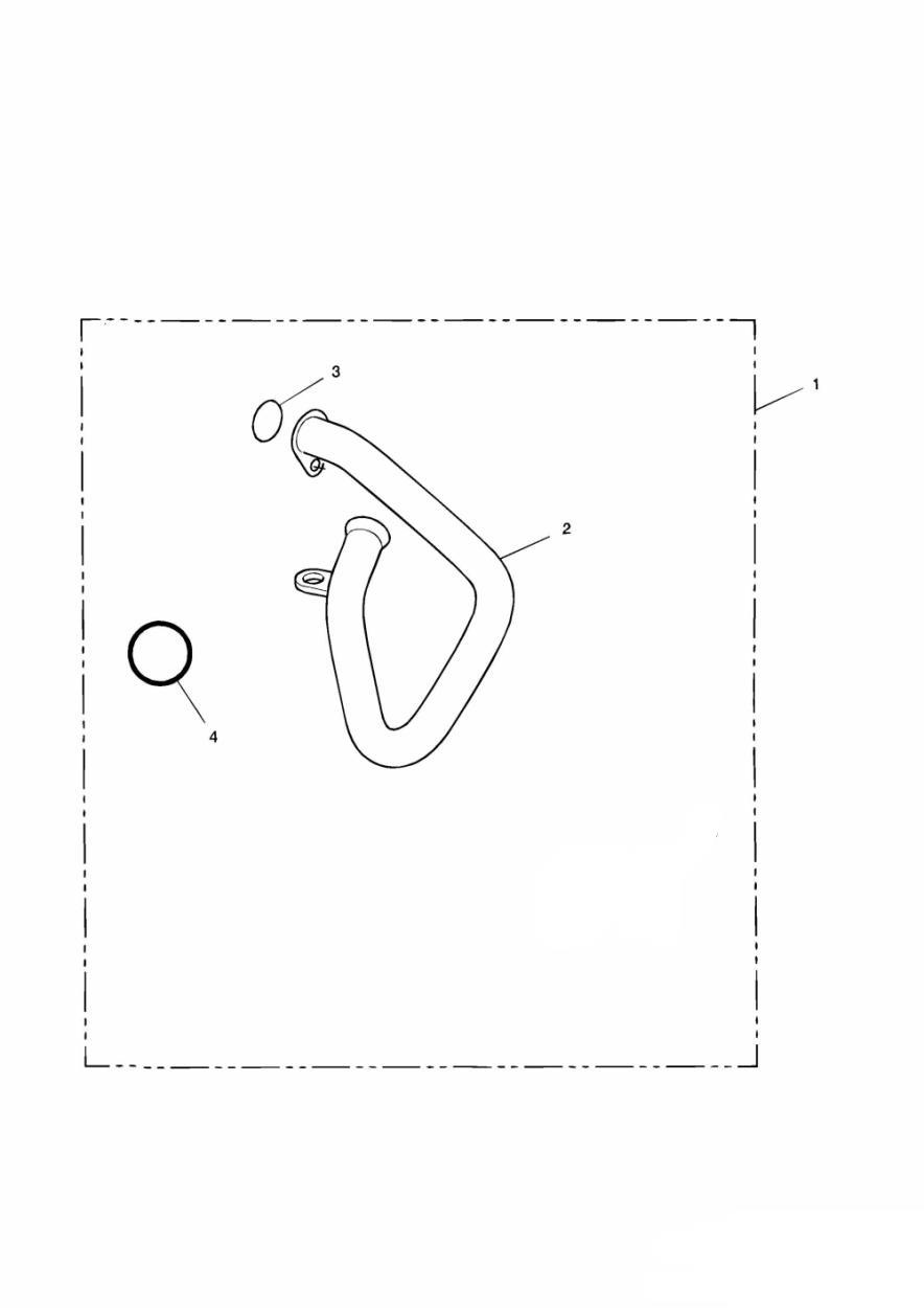 Chrome Water Pump Pipe Kit exploded diagram