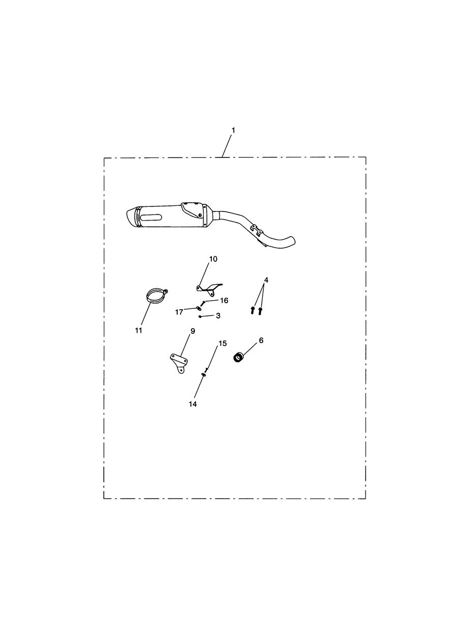 Slip - on Silencer, Arrow exploded diagram