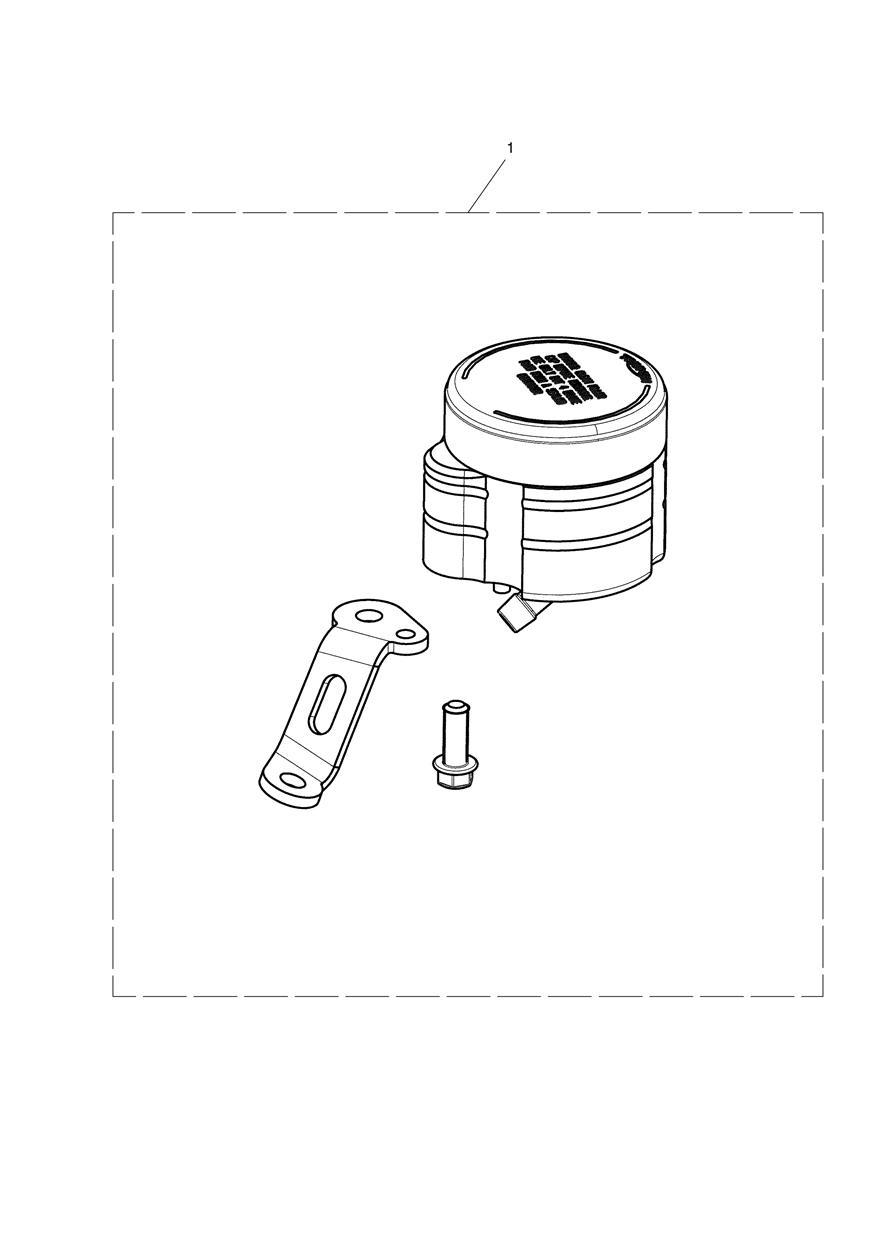 Front Reservoir exploded diagram