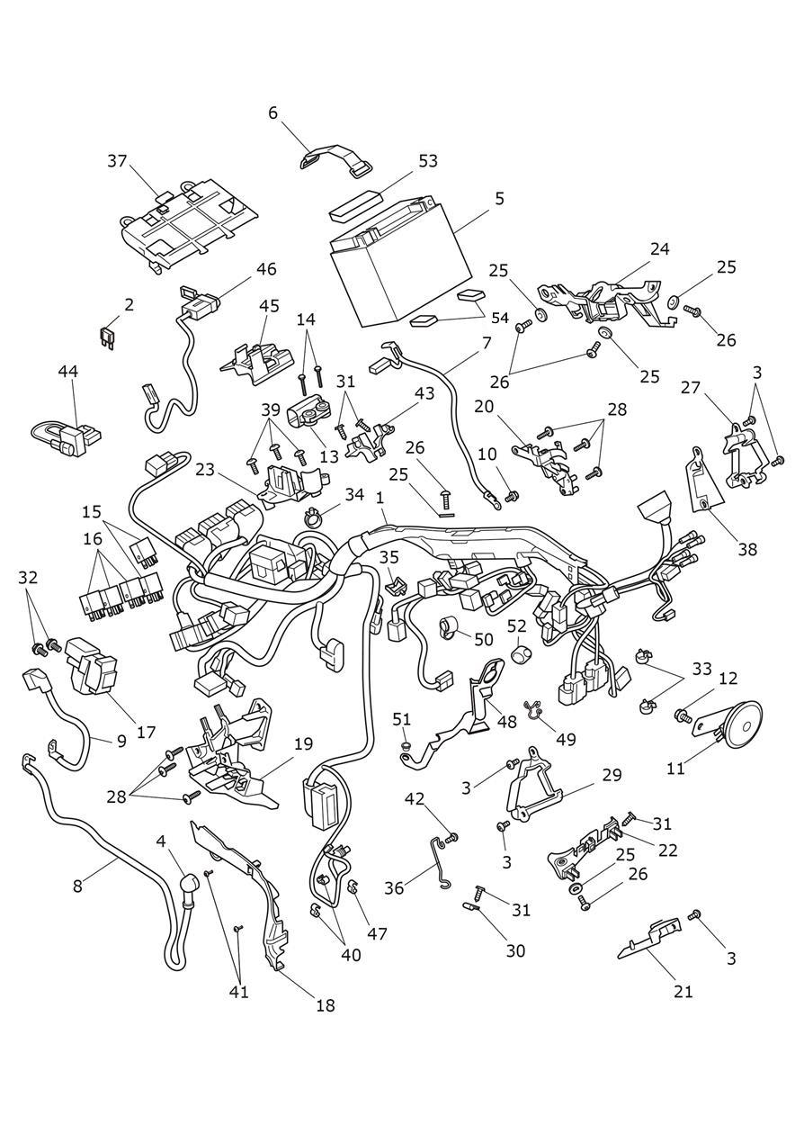 Electrical Equipment exploded diagram
