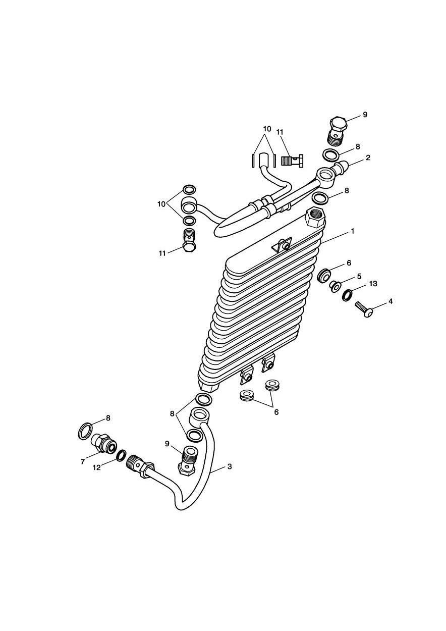 Cooling System exploded diagram