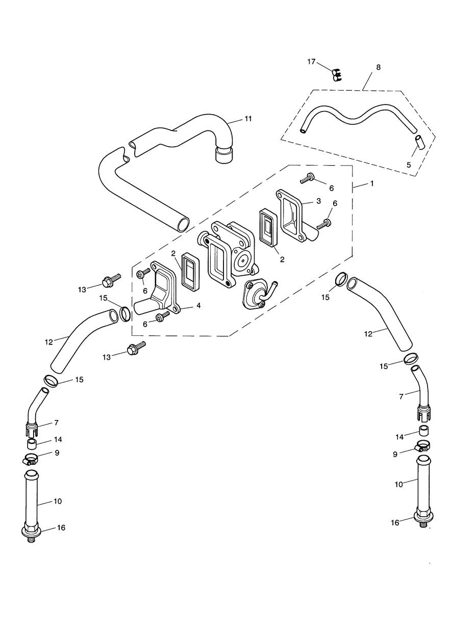 Emissions Control exploded diagram