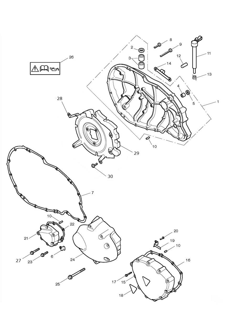 Engine Covers exploded diagram