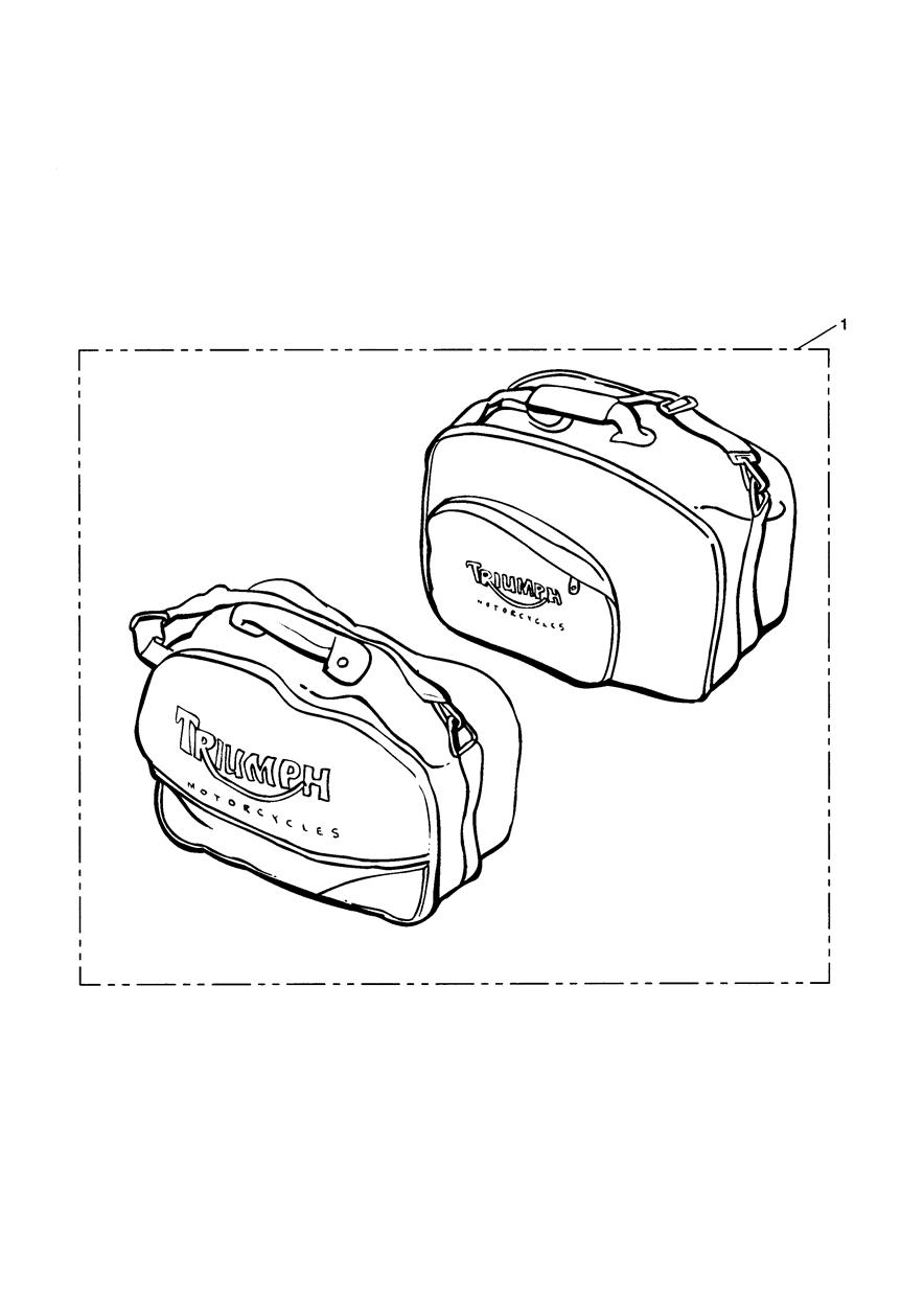 Pannier Inner Bags exploded diagram
