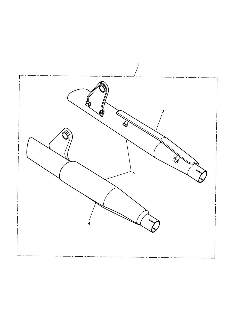 Silencer Kit, Short exploded diagram