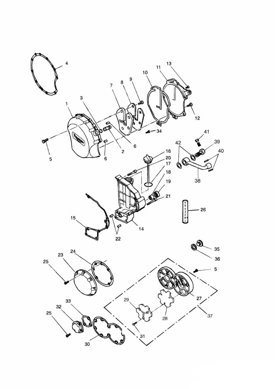 Engine Covers Silver exploded diagram