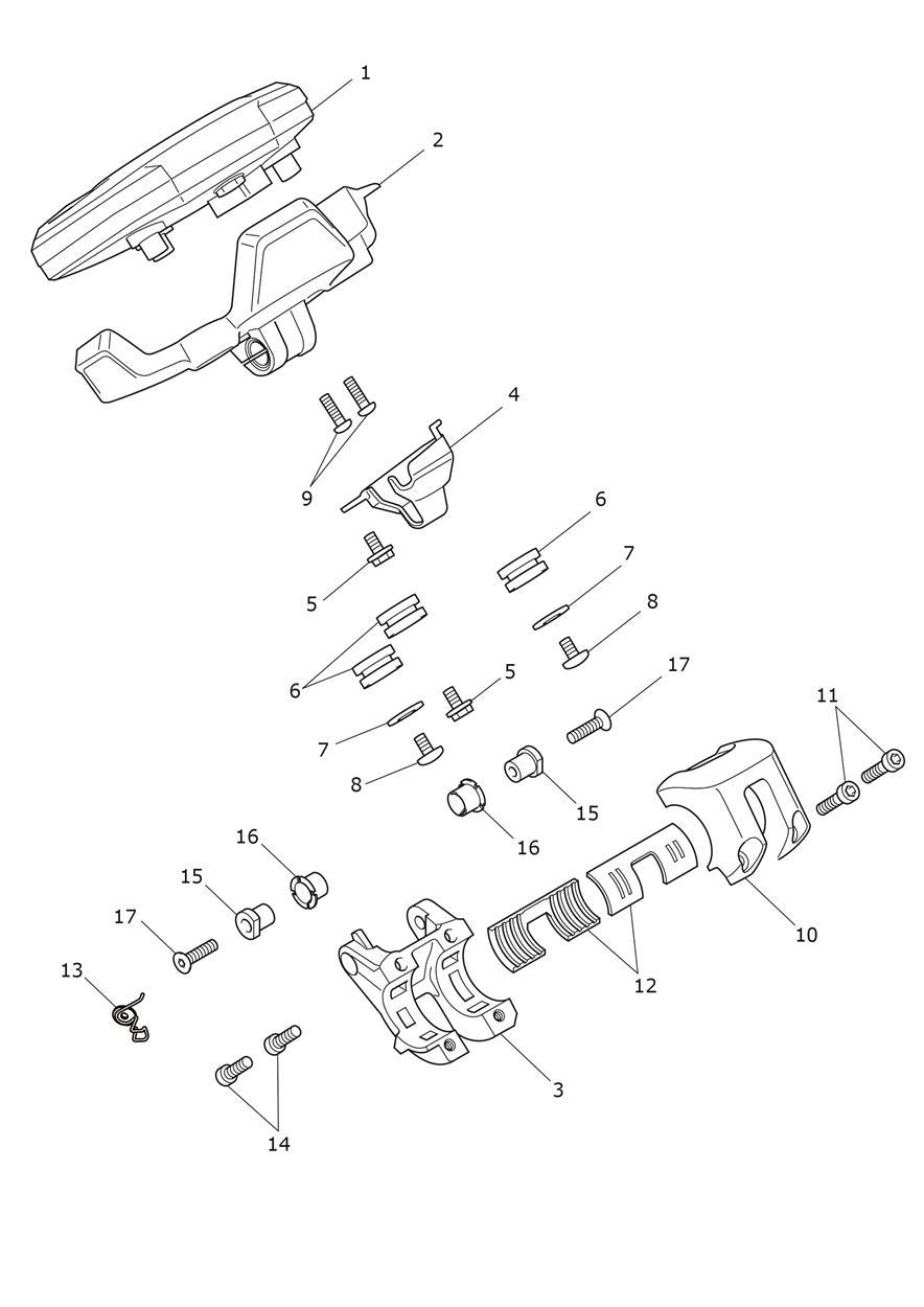 Instruments exploded diagram