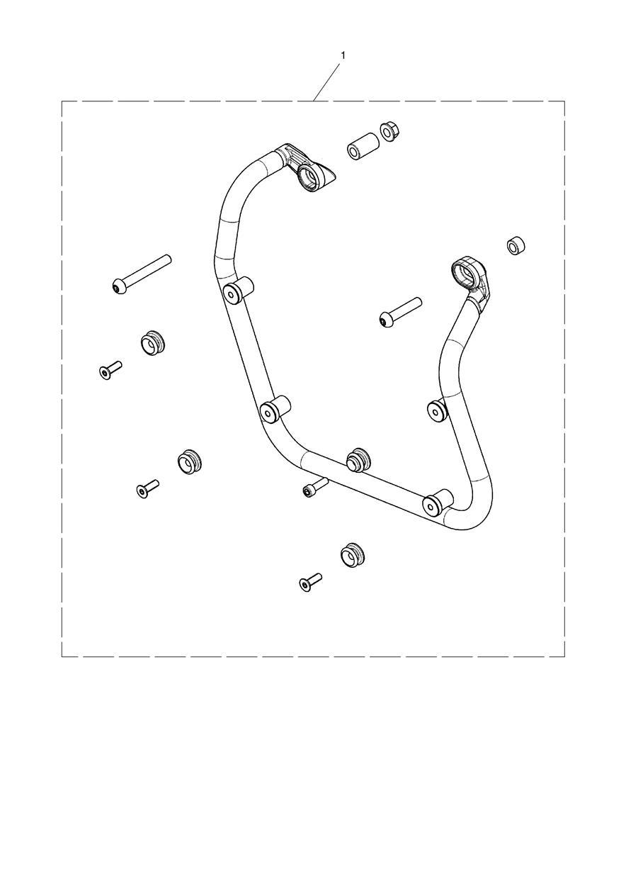 Pannier, Rugged, Fitting Kit exploded diagram
