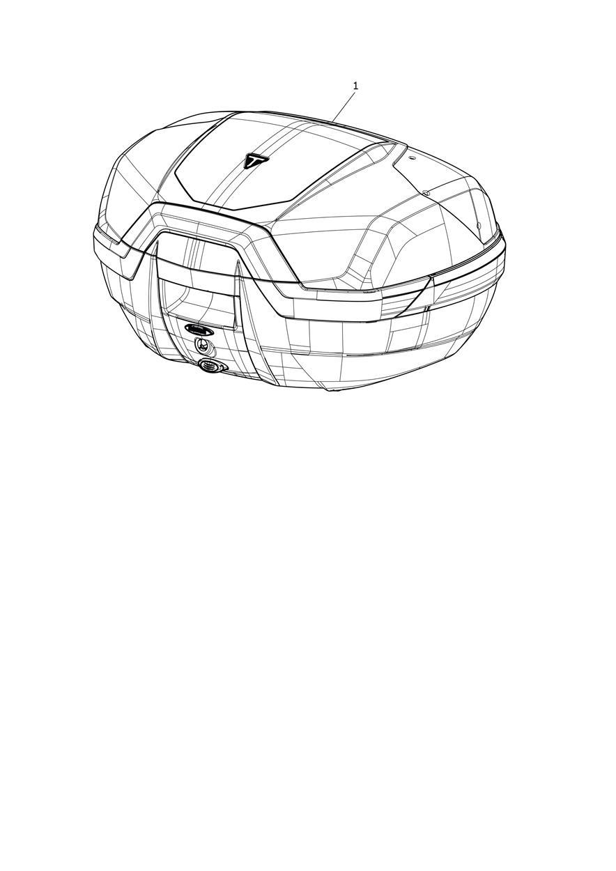 Top Box, Twin Helmet, Kit exploded diagram