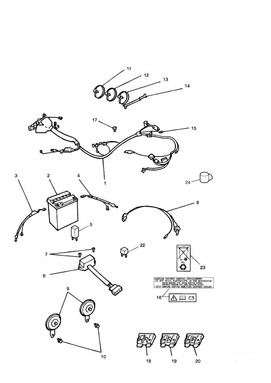 Electrical Equipment exploded diagram