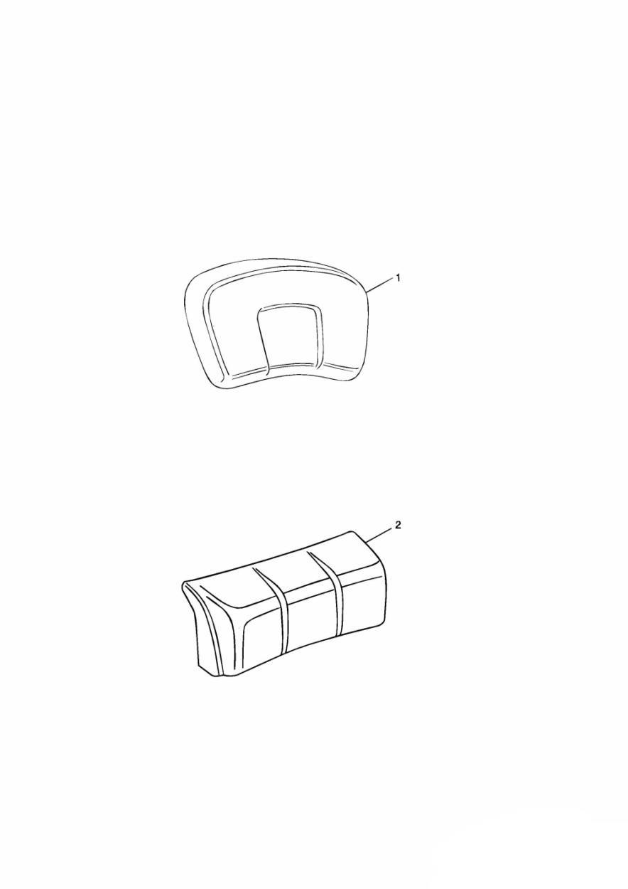 Back Rest exploded diagram