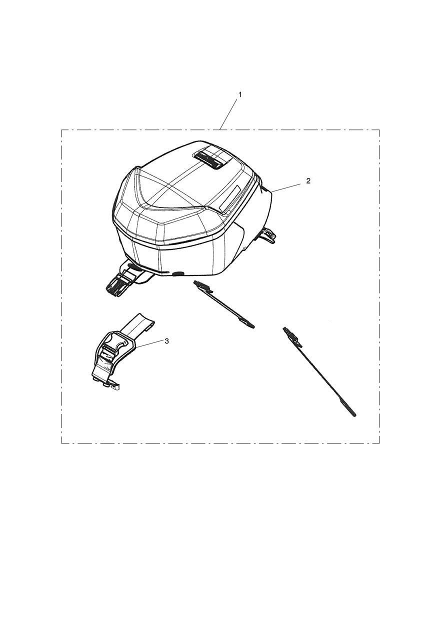 Tank Bag Kit, 16-20L exploded diagram