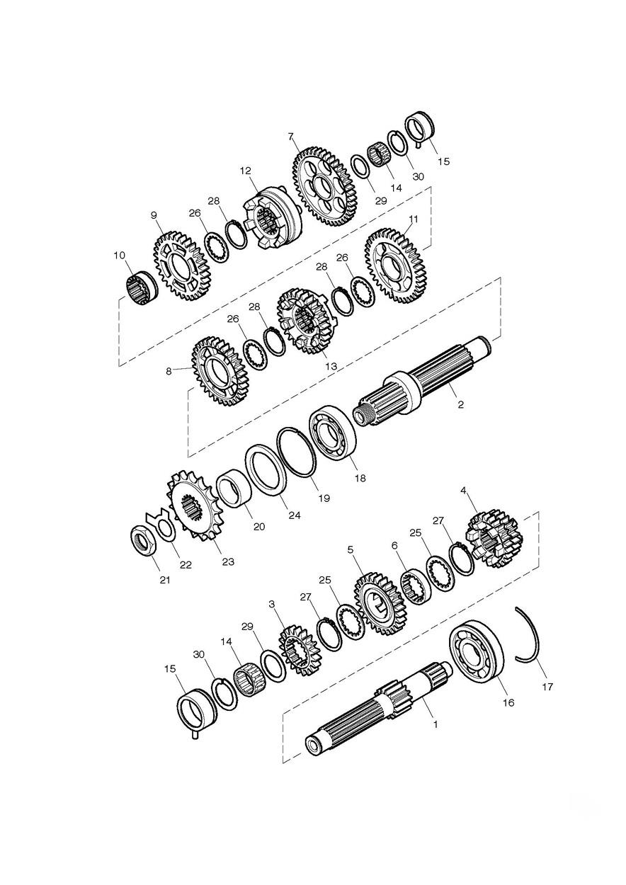 Transmission exploded diagram