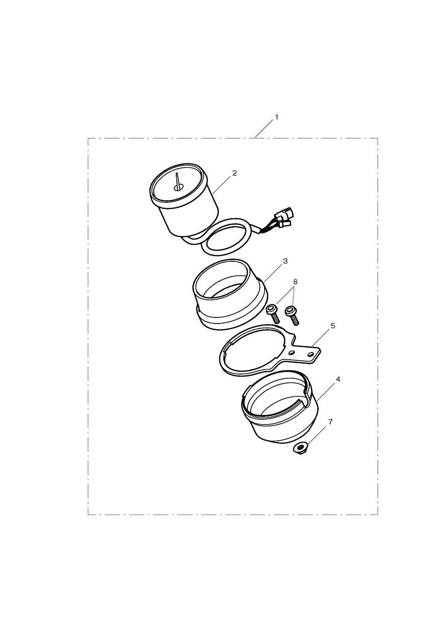 Tacho Kit exploded diagram