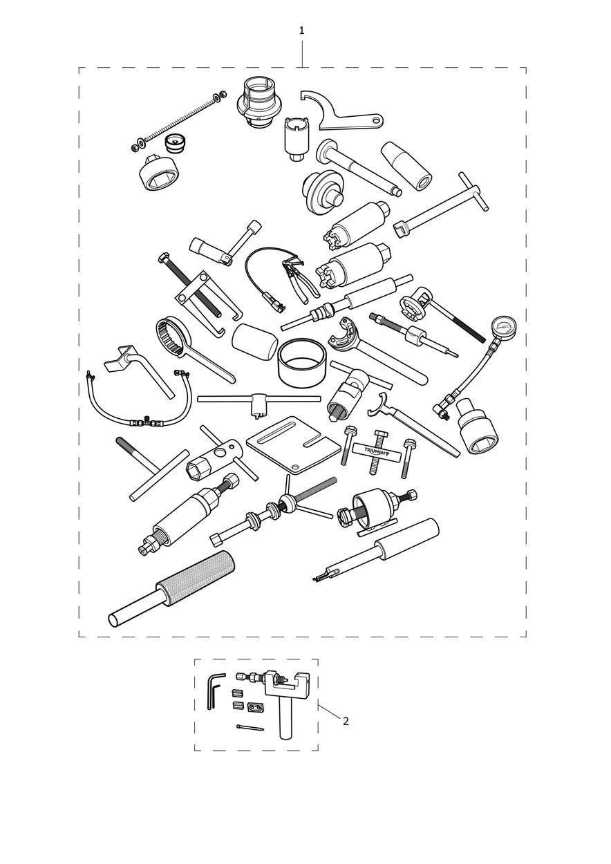 Service Tools exploded diagram