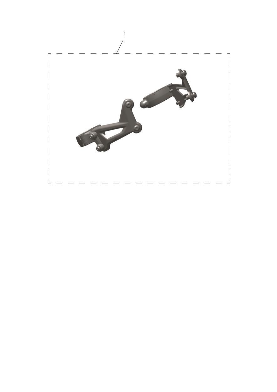Flyscreen Mounting Kit exploded diagram