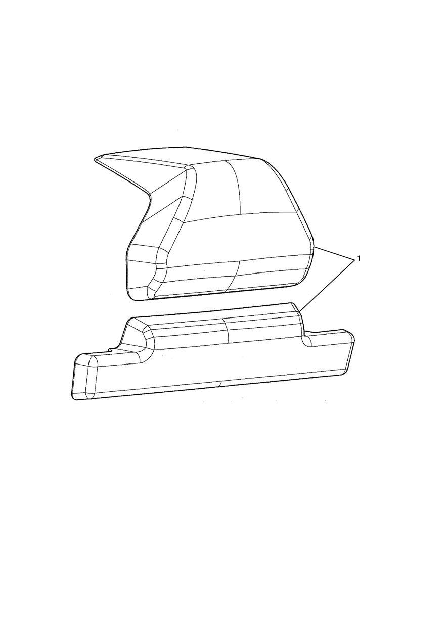 Backrest, Topbox exploded diagram