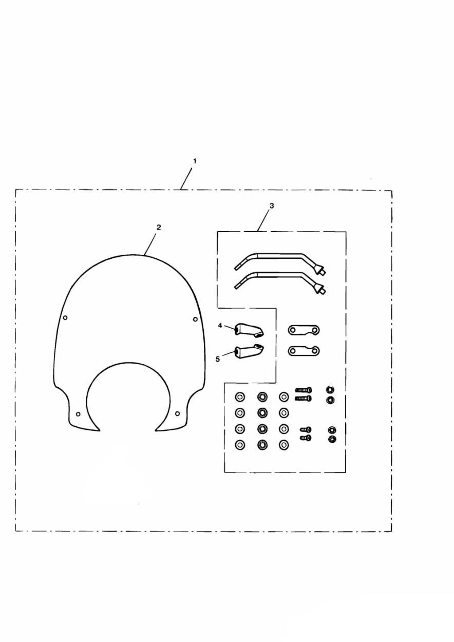 Summer Screen Kit exploded diagram