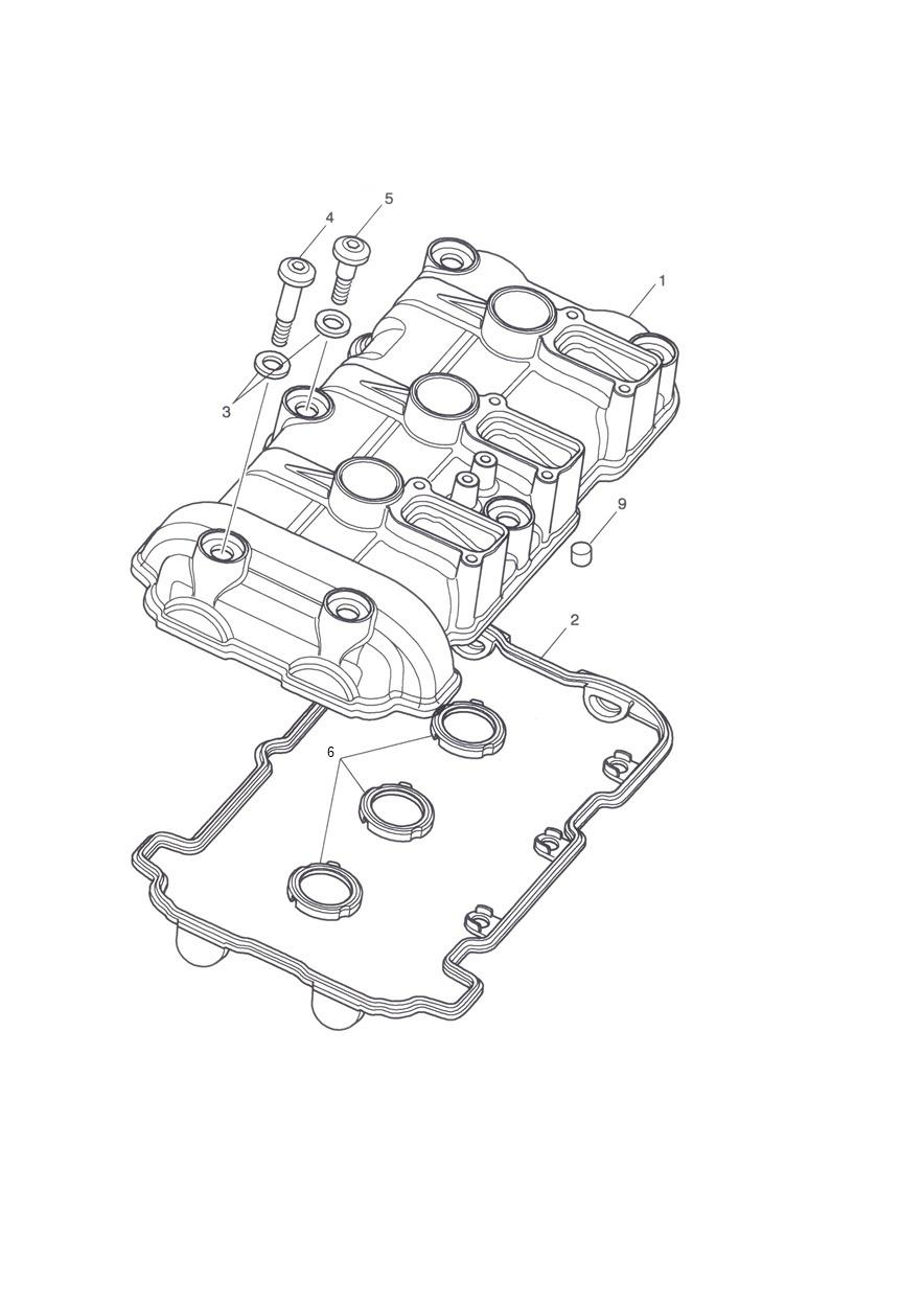 Cam Cover exploded diagram