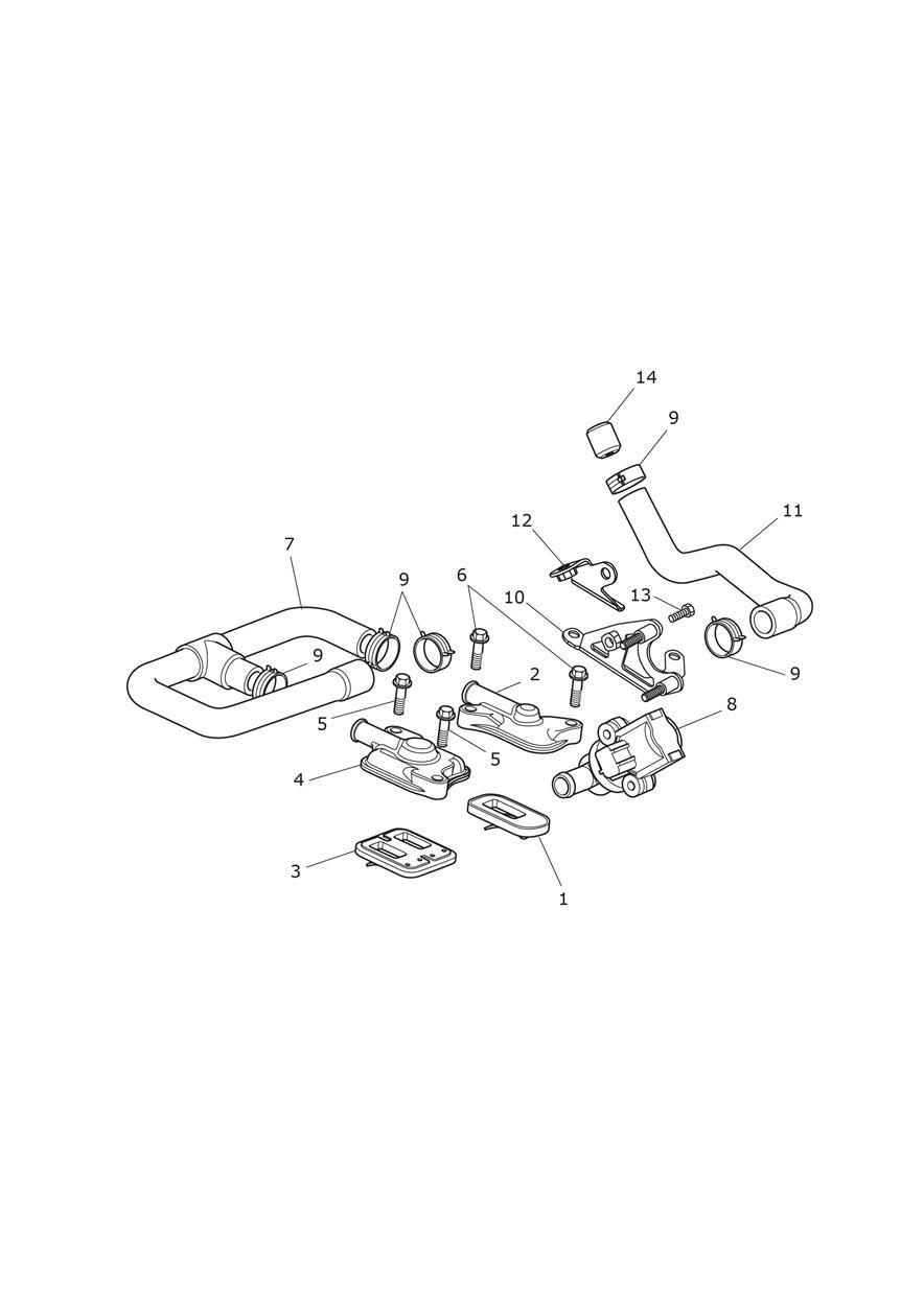 Emissions Control exploded diagram