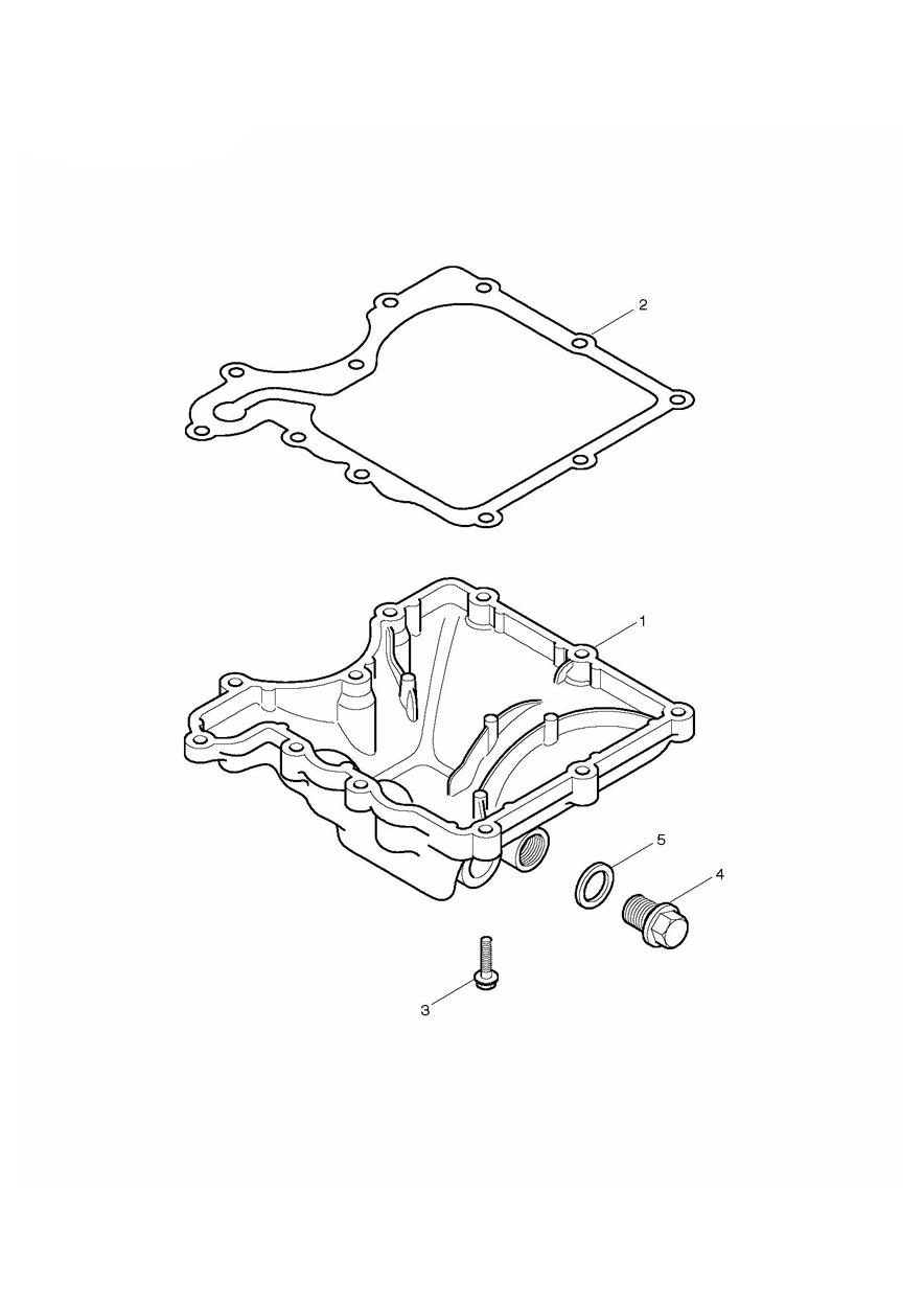 Sump & Fittings exploded diagram