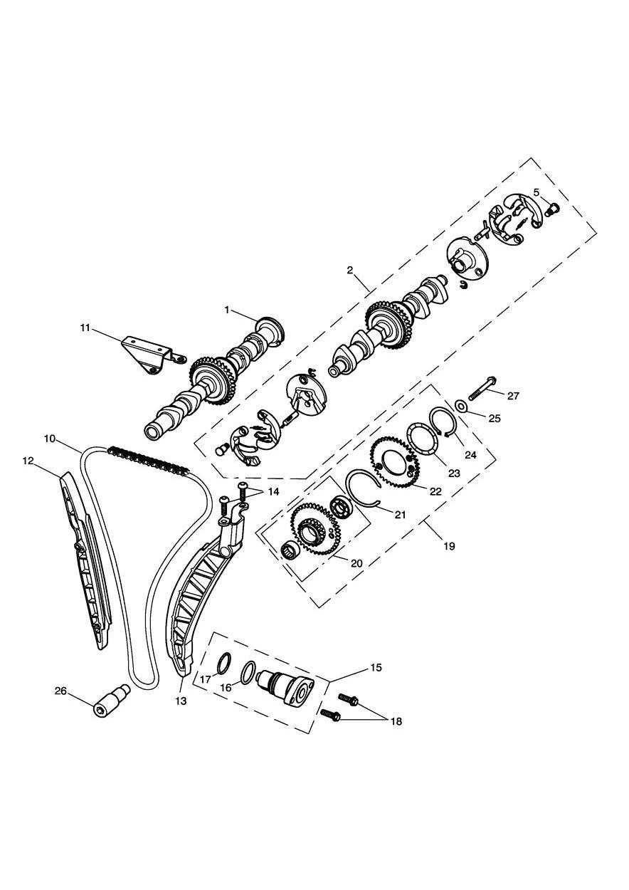 Camshaft & Camshaft Drive exploded diagram