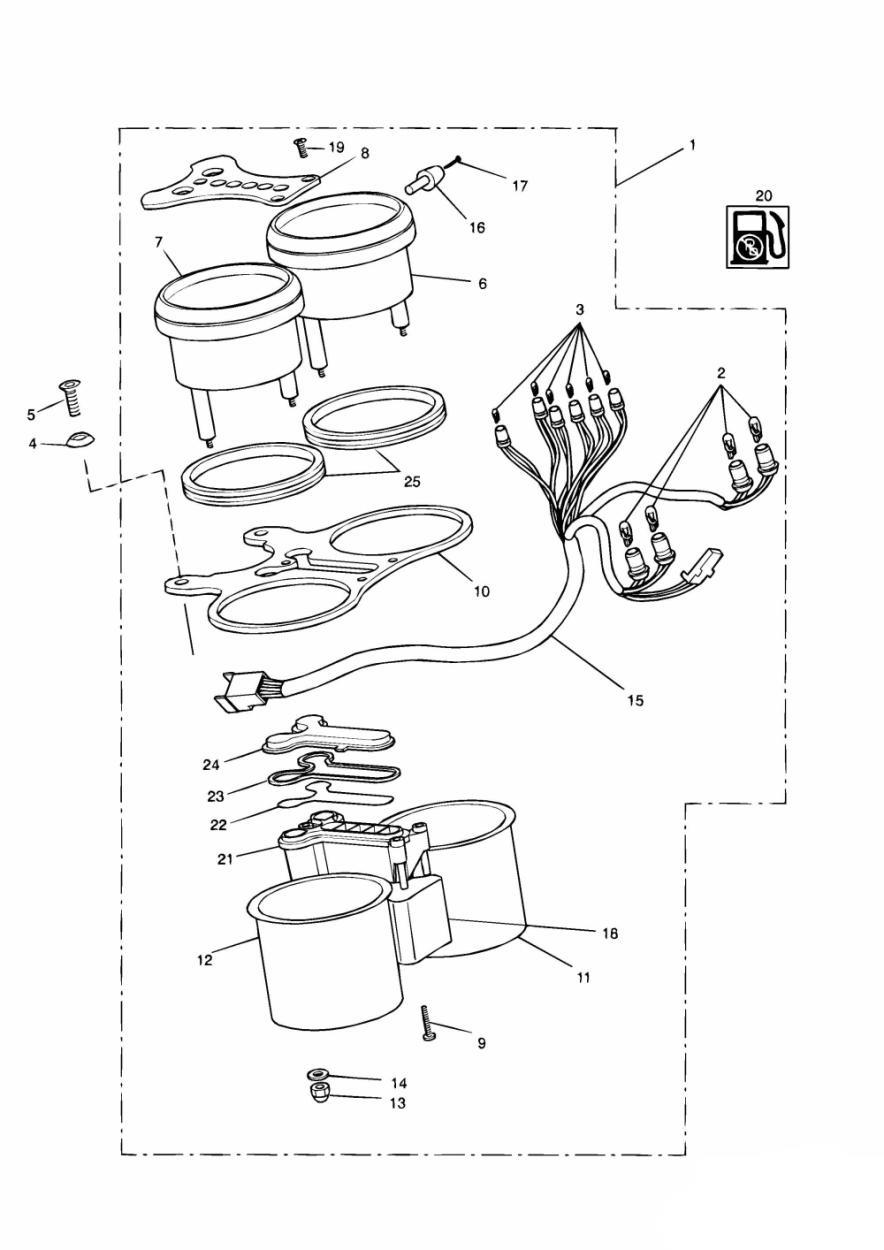 Instruments exploded diagram
