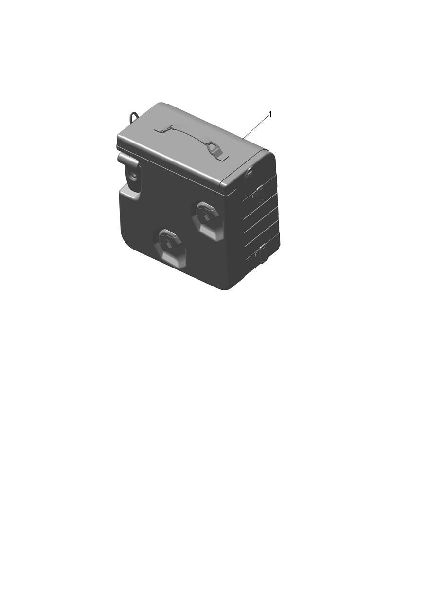 Rugged Pannier Kit, LH exploded diagram