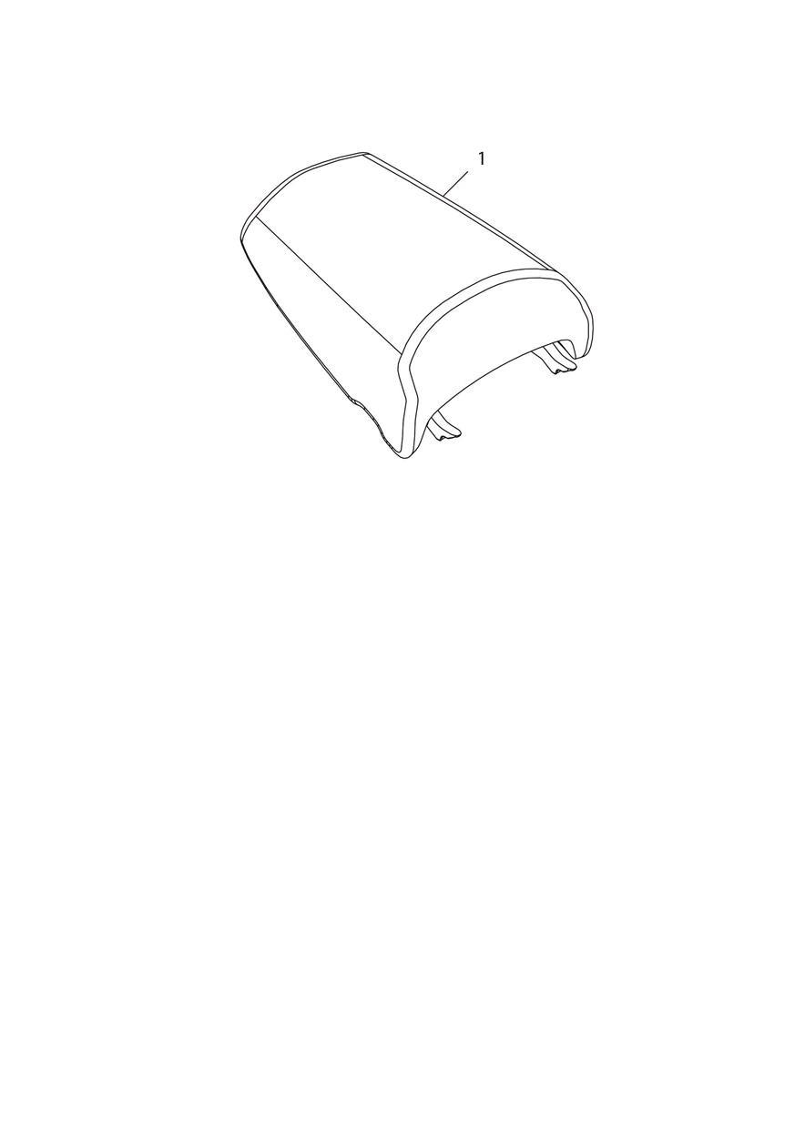 Heated Pillion Seat exploded diagram