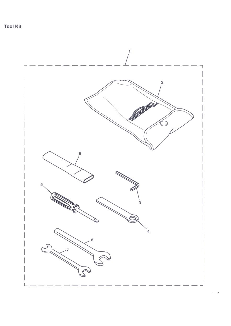 Tool Kit exploded diagram
