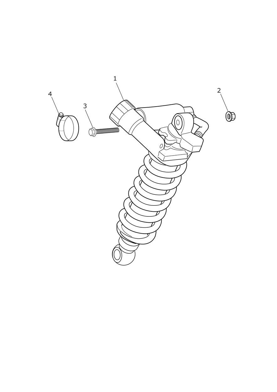 Rear Suspension Unit exploded diagram