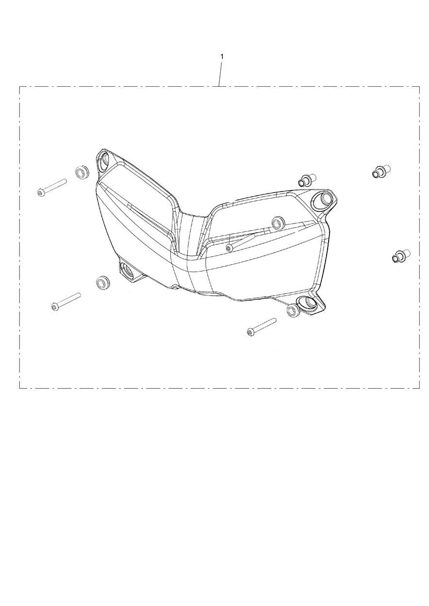 Headlight Protector Kit exploded diagram