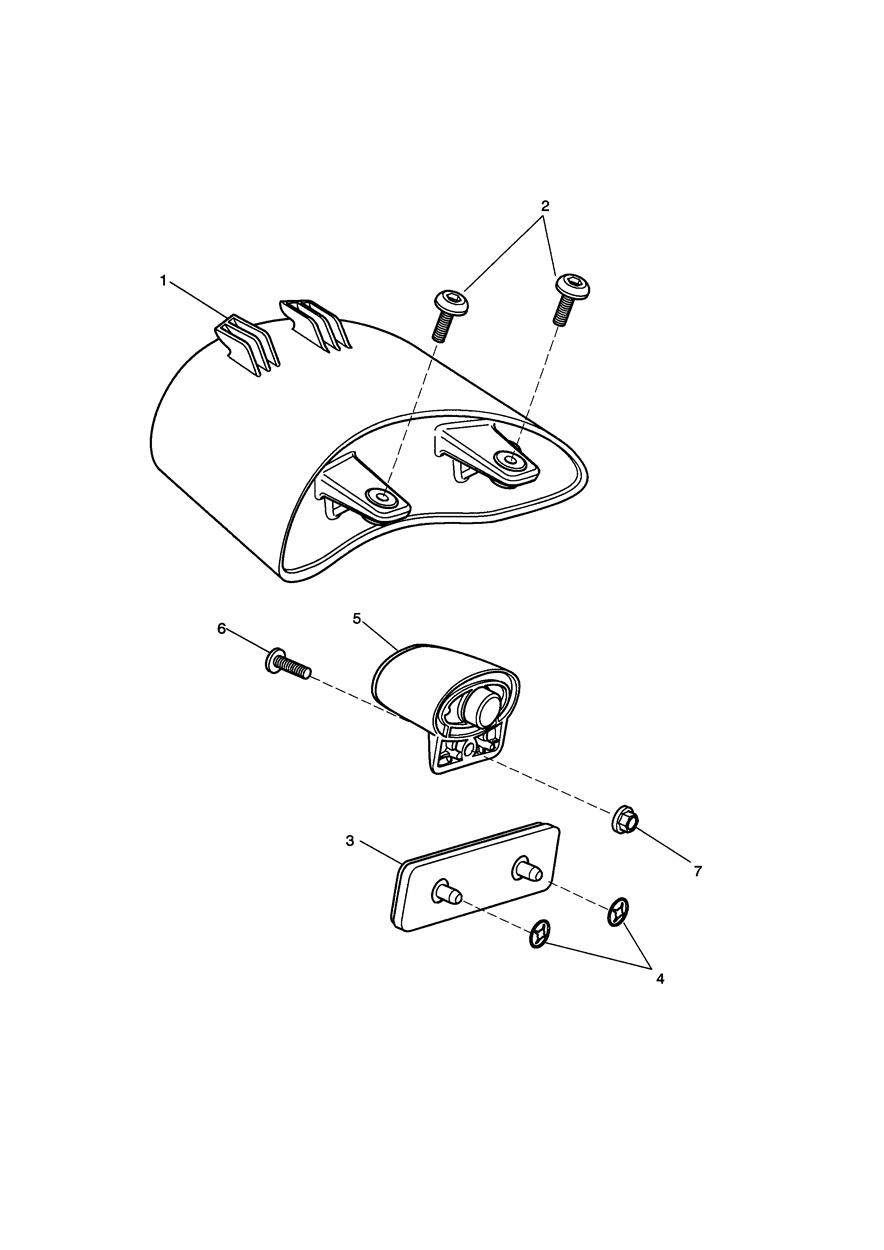 Rear Light exploded diagram