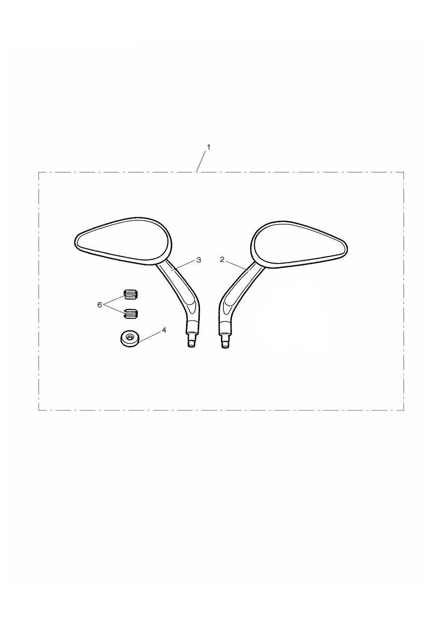 Oval Mirror Kit exploded diagram