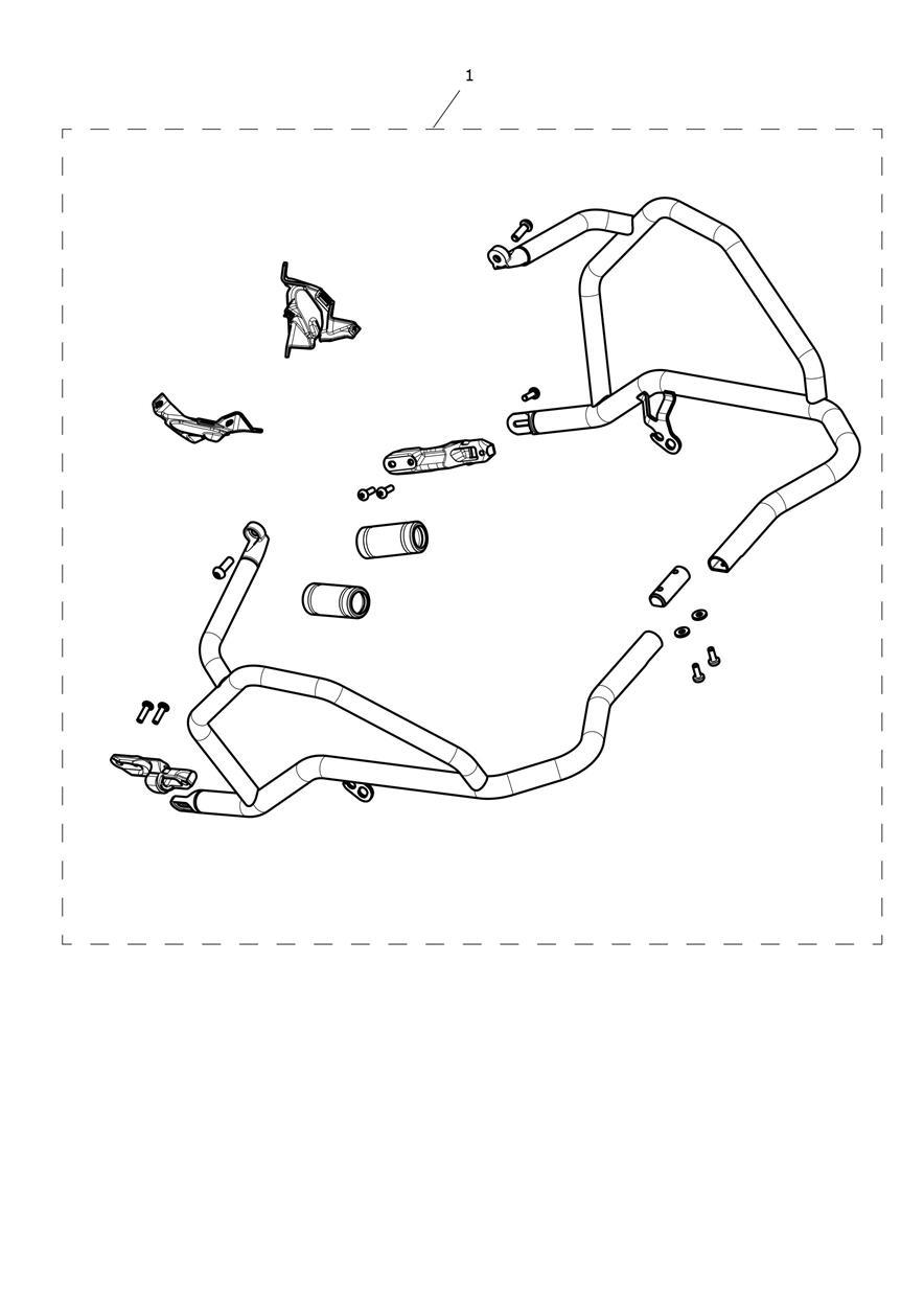 Pro Bar Upper, Kit exploded diagram