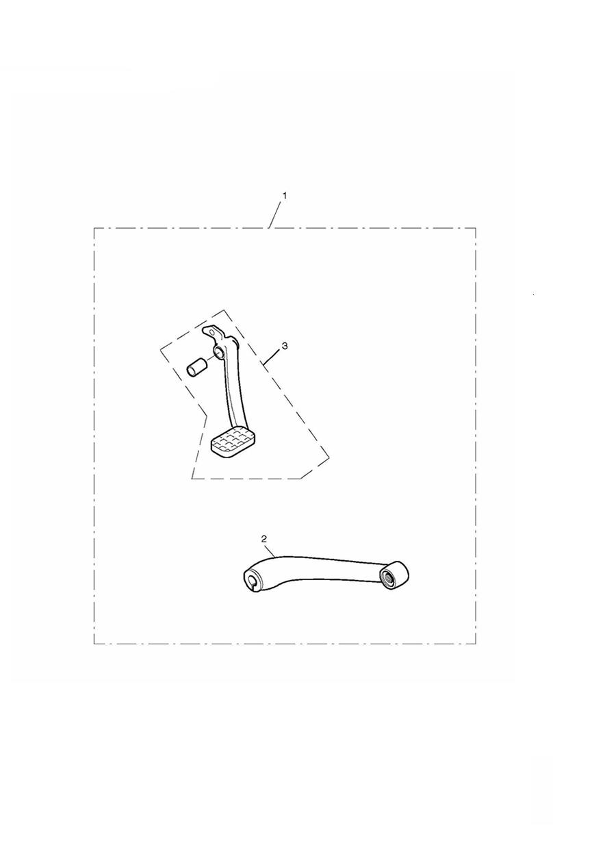 Pedals, Chrome, Kit exploded diagram