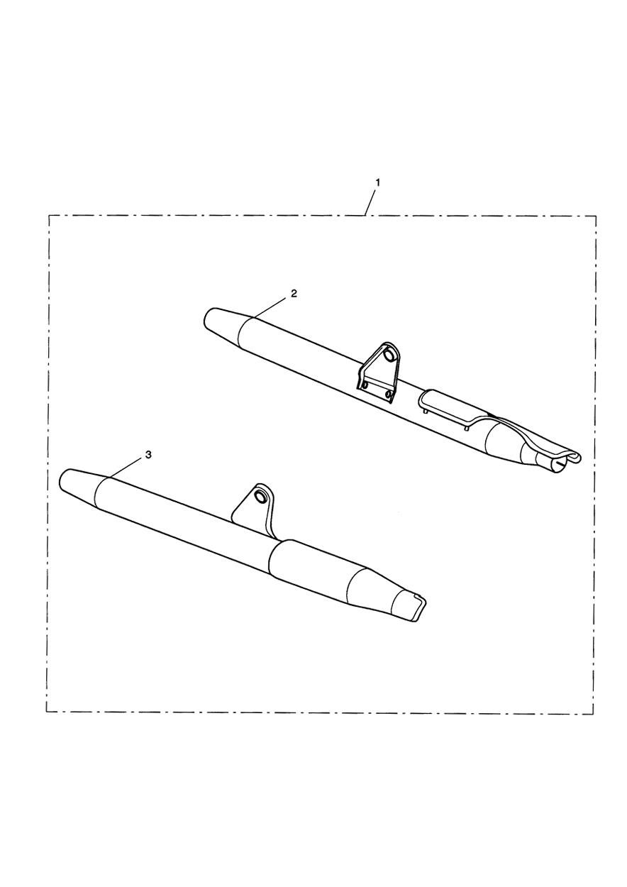 Silencer Kit, Tapered exploded diagram