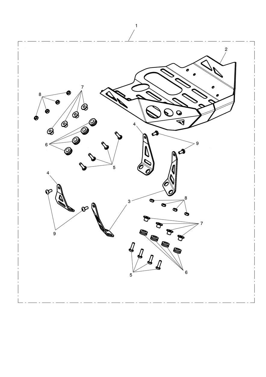 Sumpguard Kit exploded diagram