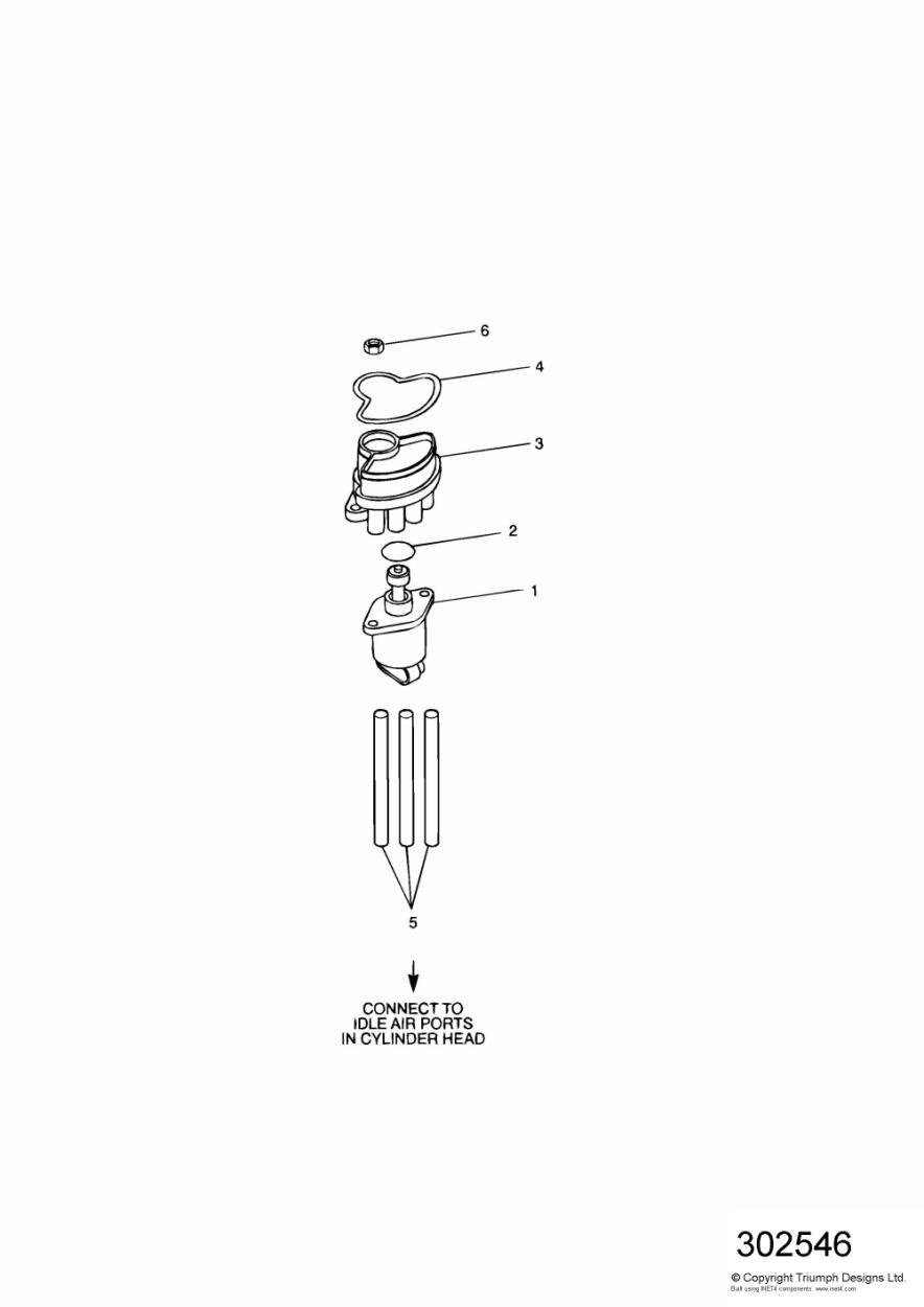 Idle Speed Control exploded diagram