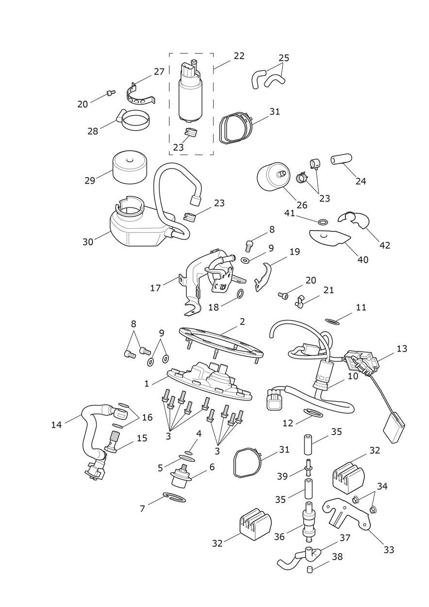 Fuel Pump exploded diagram