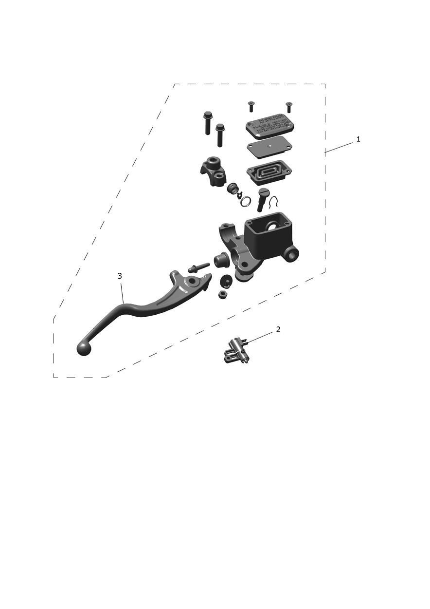 Front Master Cylinder exploded diagram