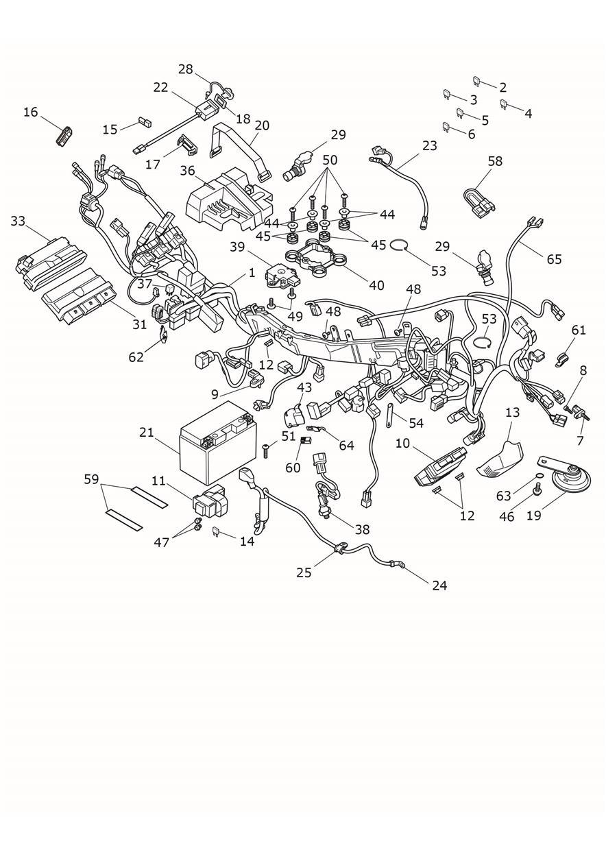 Electrical System exploded diagram