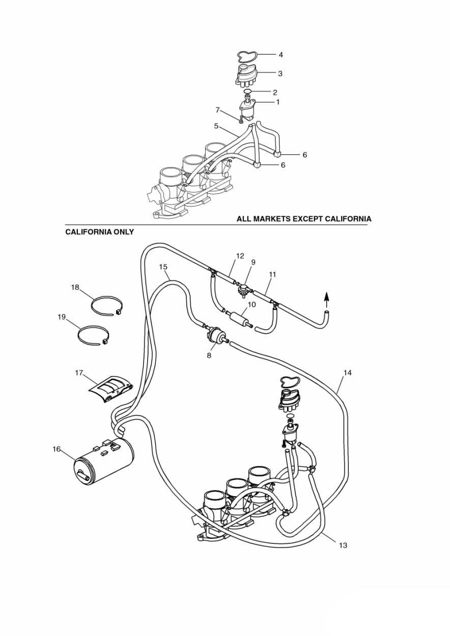 Evaporative Loss Equipment exploded diagram