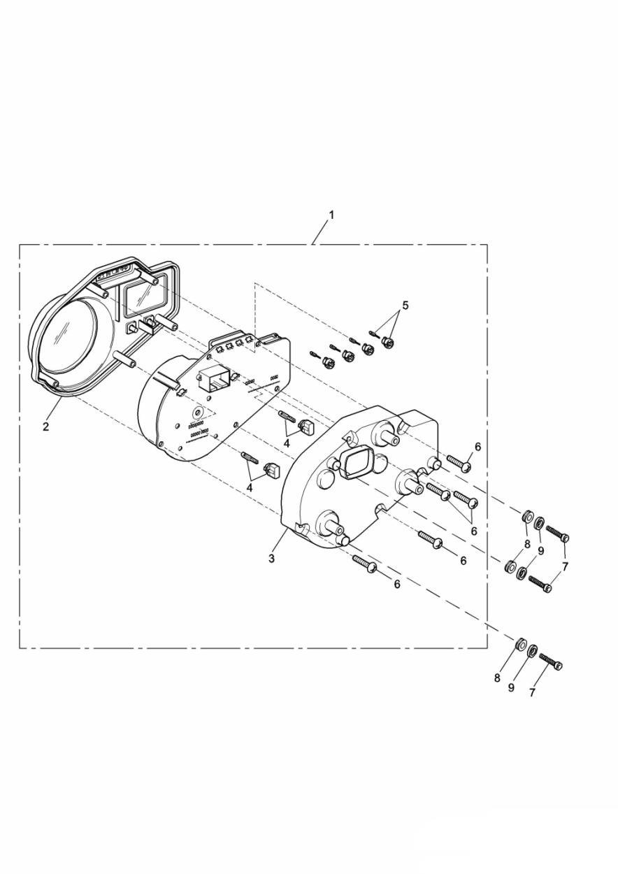 Instruments exploded diagram